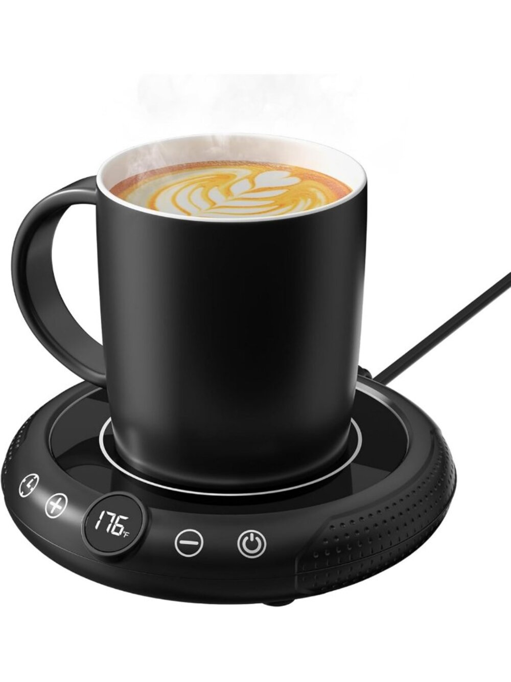 Smart Coffee Mug Warmer Set - Auto Shut Off, 8 Temp Settings, Ideal Gift for Tea